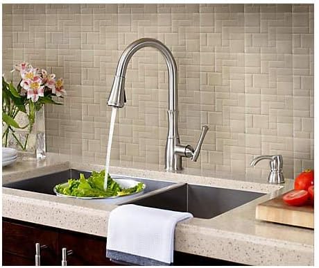 Pfister Wheaton Kitchen Faucet with Pull Down Sprayer and Soap Dispenser, Single Handle, High Arc, Polished Chrome Finish, GT529WH1C