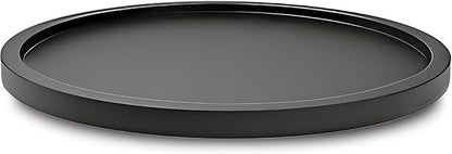 14" Black Bamboo Lazy Susan Organizer Kitchen Turntable for Cabinet Pantry Table Organization