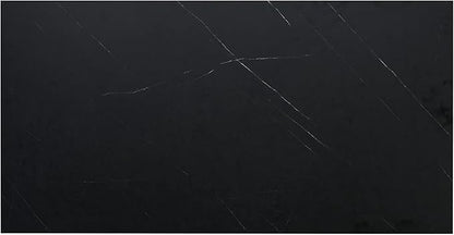 Kaboon 42x20 inches Tabletop, Solid One-Piece Desktop for Sit Stand Desk, Double Desks, L Desk DIY,Wood Countertop Home or Commercial Use,1 inch Thick, Could Atlas/Black Marble, 20" D x 42" W