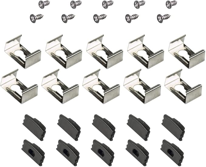 Armacost Lighting Surface Mount LED Tape Light Accessory Pack - Black 960005