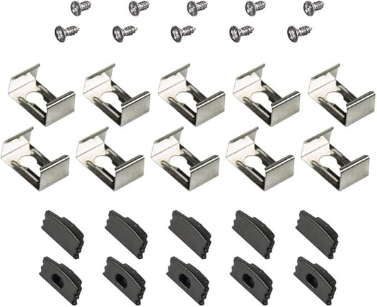 Armacost Lighting Surface Mount LED Tape Light Accessory Pack - Black 960005