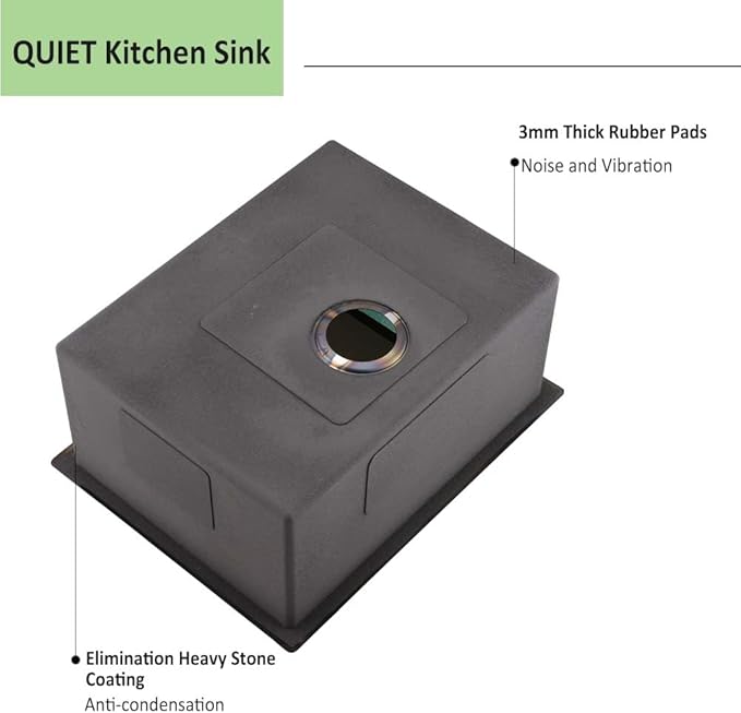 Stainless Steel Undermount Laundry Sink Black -Wesliv 23x18x12 Stainless Steel Undermount Utility Sink Matte Black 16 Gauge Single Bowl Laundry Room Sinks Outdoor Utility Sink