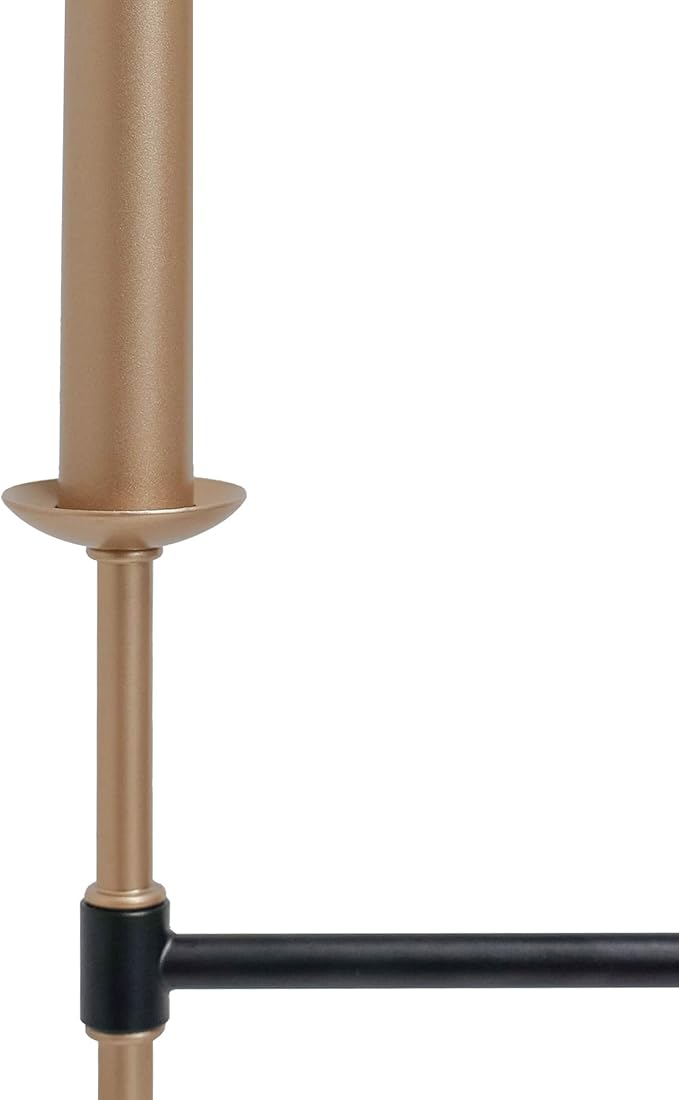 KSANA Black and Gold Chandelier, Modern Linear Dining Room Chandelier Light Fixture, Large 48.5” 8-Light Kitchen Island Lighting for Living Room