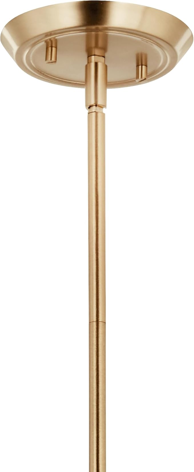 Kichler Alvaro 5-Light Chandelier, Soft Modern Light in Champagne Bronze, for Dining Room, Office or Bedroom (19.25" x 30.25"), 52689CPZ