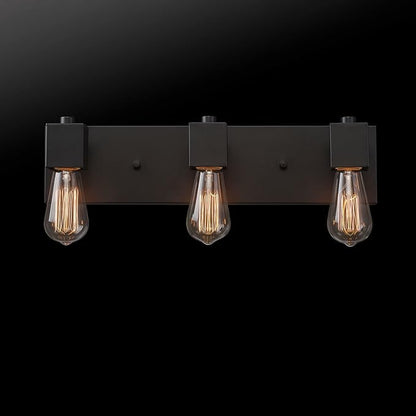 GLOBE Electric 63000005 18" 3-Light Vanity Light, Matte Black
