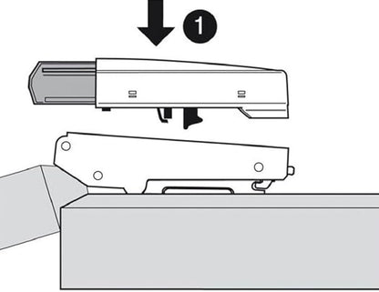Blum Blumotion Door and Furniture Damper Hinge with Soft Close for Corner Hinges for retrofitting cabinets and Kitchen cabinets, self-Closing Mechanism