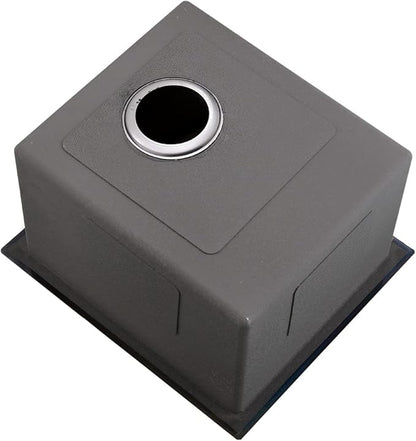 13 Black Bar Sink Undermount-VASOYO 13x15 Inch Undermount Bar Sinks Small Kitchen Sink for Bar Prep, Outdoor, Rv, 16 Gauge Stainless Steel Single Bowl Kitchen Basin with Bottom Grid