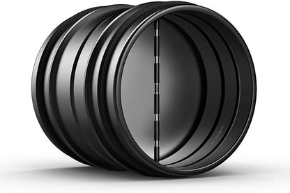AC Infinity 8” Backdraft Damper, One-Way Airflow Ducting Insert with Spring-Loaded Folding Blades for 8” Ducting in Range Hoods and Bathrooms Fans