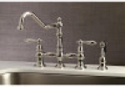 Kingston Brass KS3275ALBS Kitchen Faucet with Side Sprayer, Oil Rubbed Bronze