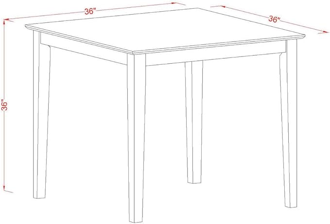 HomeStock Counter Height Table Set - 3 Piece Dining Set with Stools - Mahogany Finish - Kitchen Island Table