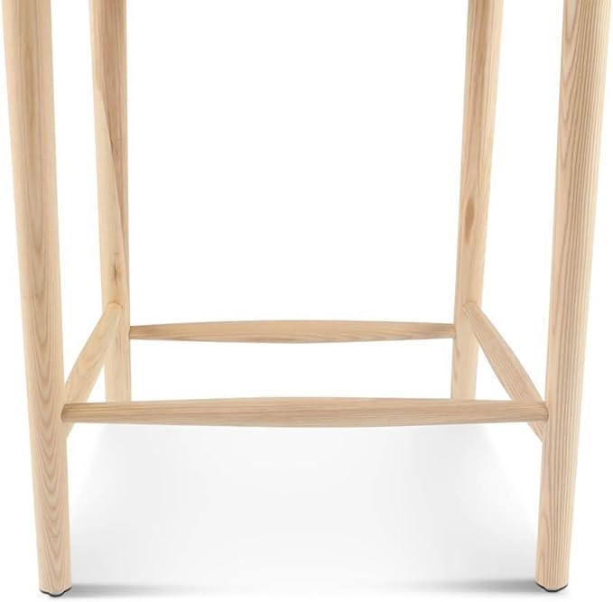 Barstool,Weave Counter Height Bar Stools, Fully Assembled Rattan Bar Chairs for Kitchen Island,1pc,Natural