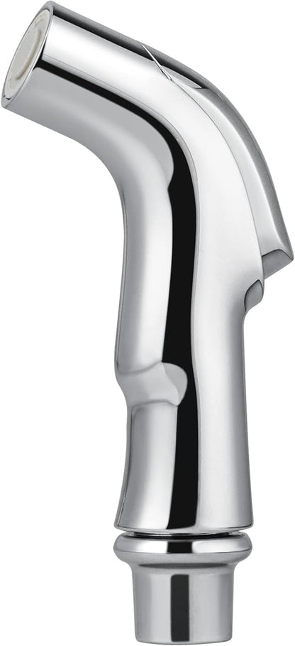 Universal Fit Sink Spray Attachment, Kitchen Side Sprayer Head, Pull Out Spray Head, Faucet Sprayer Replacement For Delta, Moen, Kolher and Other OEM Brands, Chrome Finish, Ergonomic Design