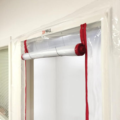ZIPWALL ZDS - PK6 ZipDoor Dust Containment Standard Door Kit, 6 Pack, Black, 6 Count