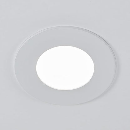 Maxxima 3 in. 5 CCT Ultra Thin Recessed LED Downlight, 500 Lumens, Slim Canless Light, IC Rated, 5 Color Temperature Selectable 2700K/3000K/3500K/4000K/5000K, Dimmable, White Trim, J-Box Included