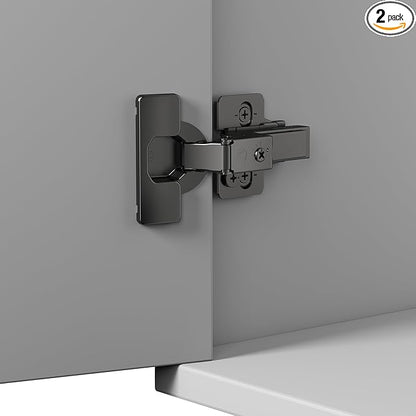 Cabinet Hinges 2 Pack Frameless Inset Soft Close Concealed Hinge for Kitchen Self-Closing 110° 4D Adjustment Speed Control Ideal for Upgrading Kitchen Cabinet Doors and Drawers
