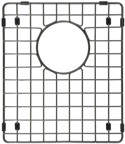 Starstar 50/50 Double Bowl Kitchen Sink Matte Black 304 Stainless Steel Bottom Two Grids (16 x 14)