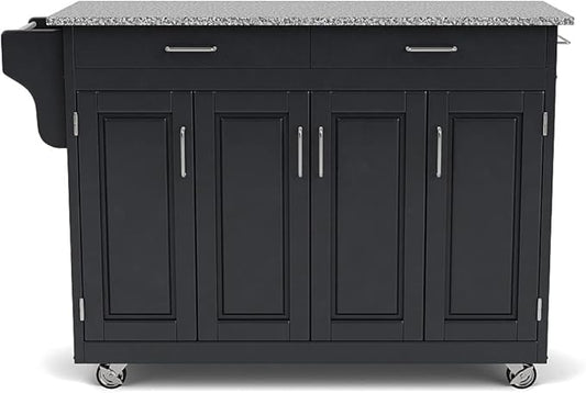 Homestyles Create Kitchen Cart, Black