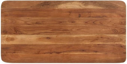 Honey Brown Bar Table Solid Acacia 43.3x21.7x41.7 in Rectangular Modern Counter Height Dining Table for Apartment Kitchen Dining Room