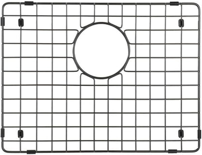 Starstar Sinks Protector Matte Black 304 Stainless Steel Kitchen Sink Bottom Grid, Rack (20 L x 15 W)