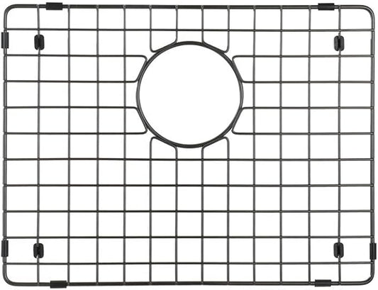 Starstar Sinks Protector Matte Black 304 Stainless Steel Kitchen Sink Bottom Grid, Rack (20 L x 15 W)