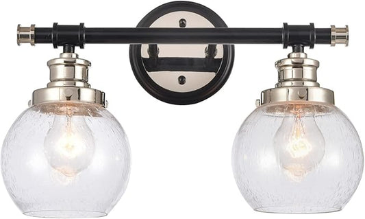 Innovations Lighting 340-2W-BPN-G3404-6-LED Saybrook Bathroom Vanity Light Black Polished Nickel
