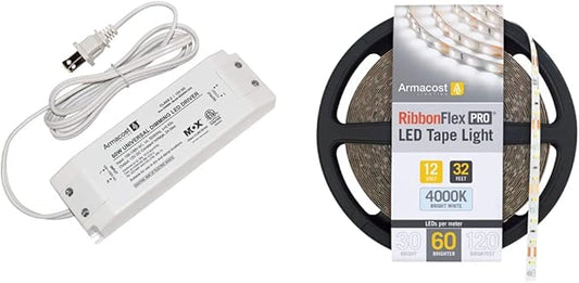 Armacost Lighting LED Lighting Bundle with Dimmer and LED Strip Lights (32.8 ft)
