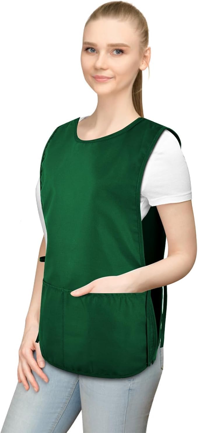 TFTAFAN Cobbler Apron Unisex Waterproof Apron with 2 Deep Pockets Art Smock for Painting Cleaning Artiest Apron work kitchen