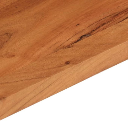 Solid Acacia Wood Table Top 35.4 x 31.5 in Rustic Butcher Block Desk Surface for Kitchen Island Standing Workbench Indoor Outdoor Dining