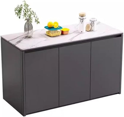 Storage Shelf Kitchen Island Counter Dining Side Counter Operation Table Household Cooking Table Open Bar Counter Partition Cabinet Storage Shelf Rack