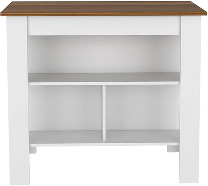 Modern Dining TableExpandable with Shelves Kitchen Island Counter Console Adjustable Sturdy Stable Easy Clean Luxury Living Decor,Multicolor-ParticleB