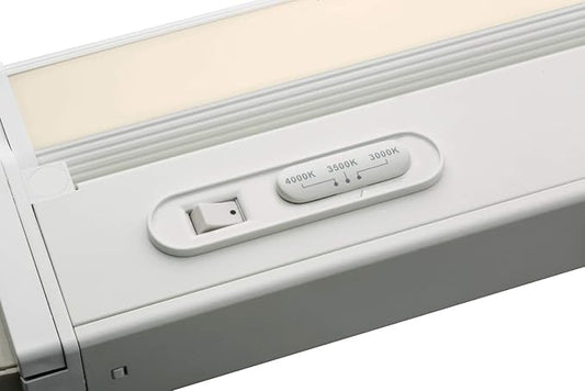 Juno UPLD 14IN SWW4 90CRI WH M6 Swivel LED Undercabinet with 3000K/3500K/4000K CCT, 14 Inch, White