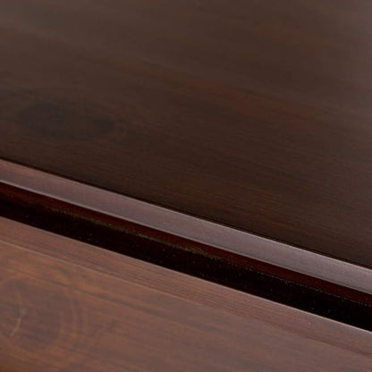 SIMPLIHOME Artisan Storage Cabinet - 30 inch Wide Solid Wood Low Storage Cabinet in Russet Brown, Contemporary Accent Cabinet for Living Room or Dining Room with Glass Doors and Adjustable Shelves