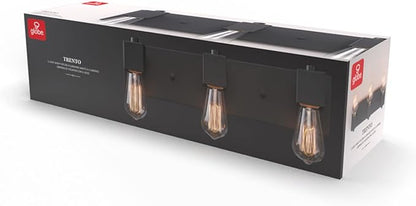 GLOBE Electric 63000005 18" 3-Light Vanity Light, Matte Black