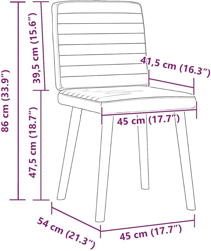 Modern Dark Grey Fabric Dining Chair Set of 6, 8.4x7.0x13.3 in, Matte Finish Rubber Wood Legs, Up to 242.5 lb Capacity Comfortable Accent Seating for Dining Room Kitchen Living Room