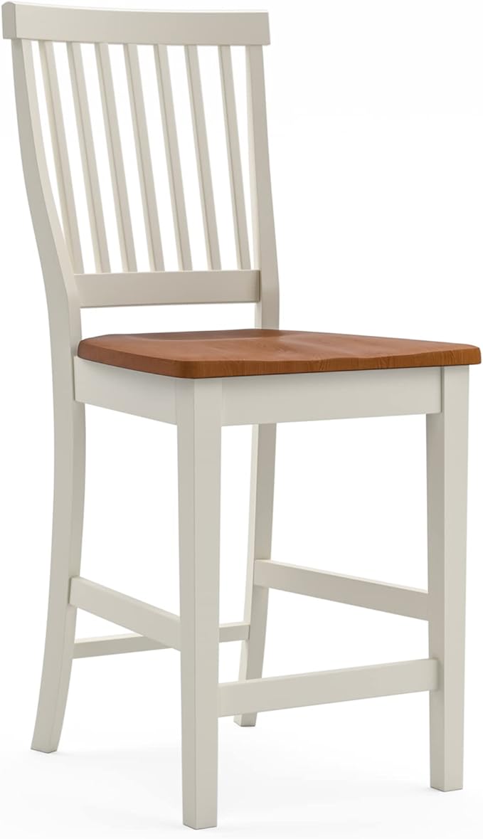 homestyles Americana Off-White Counter Stool