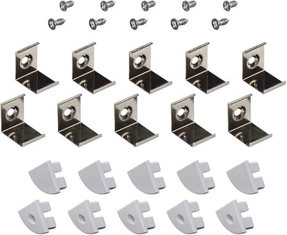 Armacost Lighting Corner Mount LED Tape Light Accessory Pack - Grey, 960001