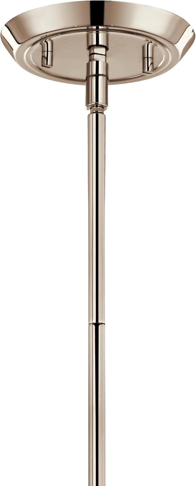 Kichler Alvaro 5-Light Chandelier, Soft Modern Light in Polished Nickel, for Dining Room, Office or Bedroom (19.25" x 30.25"), 52689PN