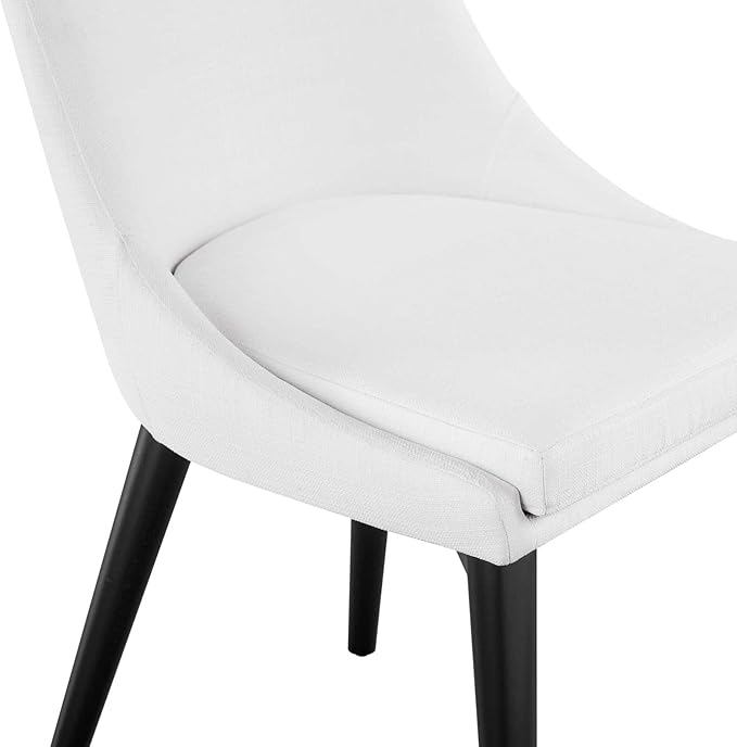 Modway EEI-2745-WHI-SET Viscount Dining Side Chair Fabric Set of 2, White