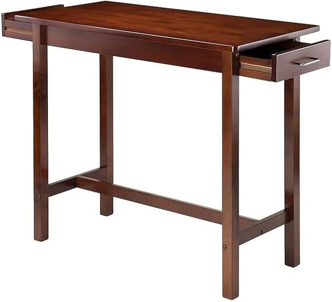 HomeStock Baroque Bonanza Kitchen Island Table with 2 Drawers