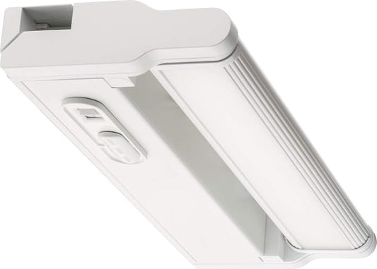 Juno UPLD 09IN SWW4 90CRI WH M6 Swivel LED Undercabinet Light with 3000K/3500K/4000K CCT, 9 Inch, White