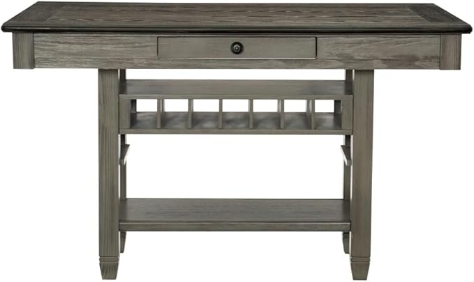 Counter Height Dining Set with Table and Chairs for Kitchen Island Use