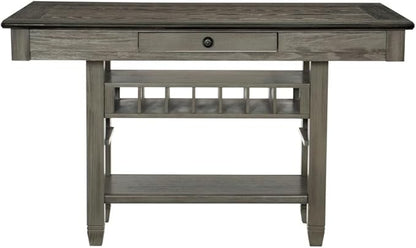 Counter Height Dining Set with Table and Chairs for Kitchen Island Use