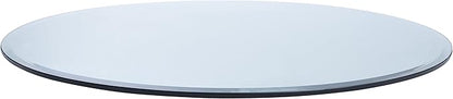 Spancraft 40" Inch Round 1/4" Thick Clear Glass Table Top with Flat Polished Edge and Tempered Glass, Replacement Glass Table Top, Great for Dining Tables, end Tables, and Outdoor Patio Table Tops or