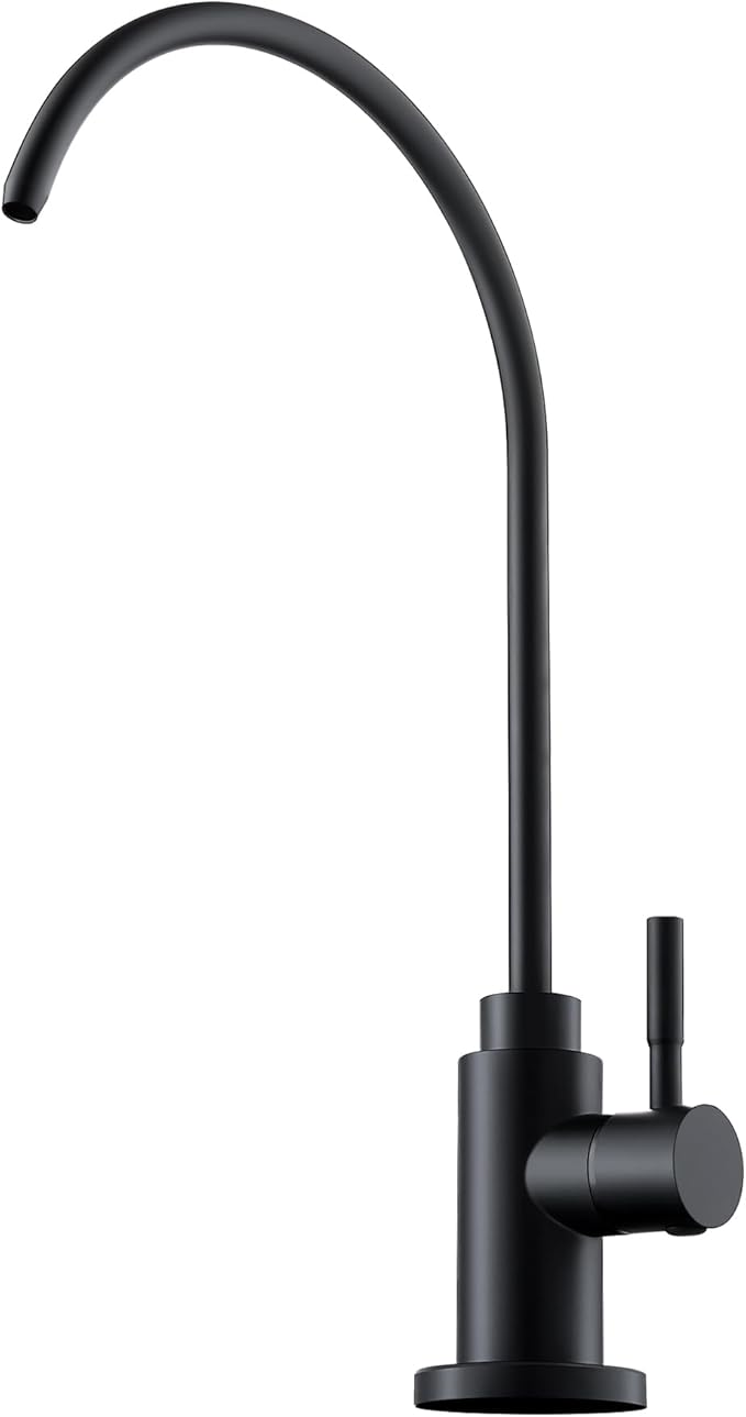 Reverse Osmosis Faucet Fits Most RO Units or Water Filtration System Stainless Steel Drinking Water Faucet for Bar, Kitchen Sink, RV (DM001 MB)