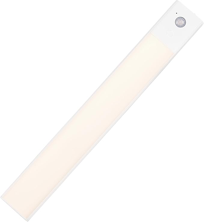 SYLVANIA 12" Under Cabinet Lighting with 2200mAh Rechargeable Battery, LED Motion Sensor, 3 Color Selectable (3000K-5000K), Closet Light/Undercounter Kitchen Light, Magnetic, Dimmable - 2 Pack (66513)