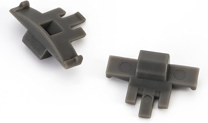 Furniware 20 Pack Cabinet Door Angle Restriction, 86 Degree Angle Restriction Hinge Clip for Soft Close Cabinet Hinges, Hinge Opening Angle Restrictor Clip, Nylon