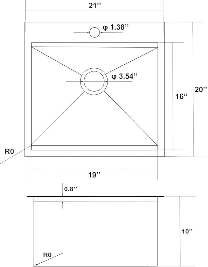 KINGO HOME Black Kitchen Sink,Drop In Bar Sink Gunmetal Black Stainless Steel Square Small Topmount Single Bowl Workstation Sinks,304 Stainless Steel Topmount Wet Bar Prep Sinks With Cutting Board