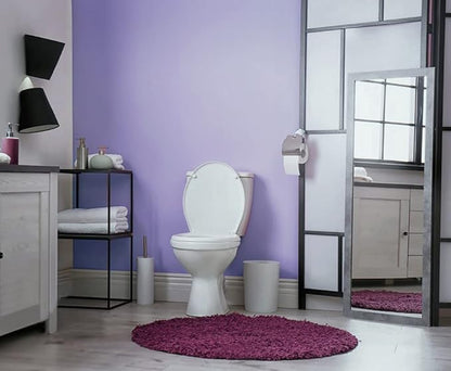 393"x17.7" Peel and Stick Wallpaper Solid Color Purple Contact Paper Self Adhesive Removable Wallpaper for Wall Covering Vinyl Rolls