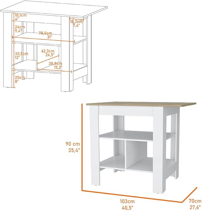 GOWE Macondo Kitchen Island