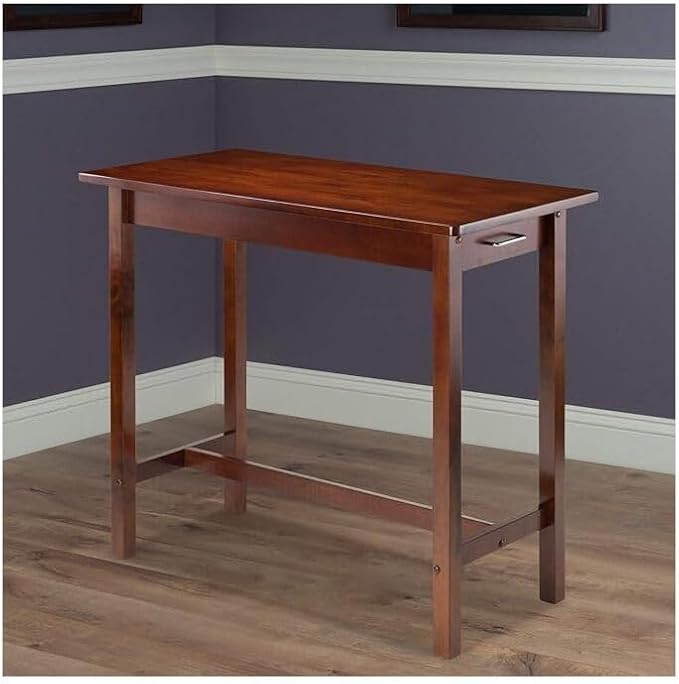 HomeStock Baroque Bonanza Kitchen Island Table with 2 Drawers